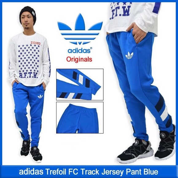 adidas originals trefoil fc track pants